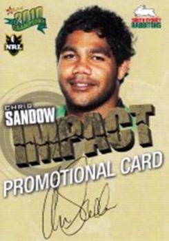 2010 NRL Champions - Promotional #IS50 Chris Sandow Front